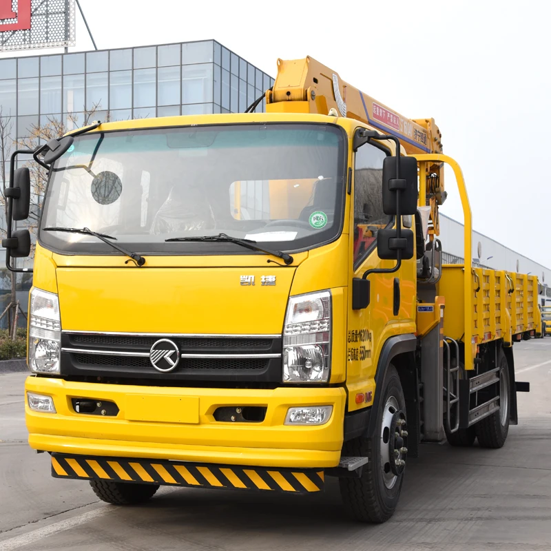 High quality cranes hydraulic truck mounted 6.3 tons lorry-mounted crane truck with cranes for sale
