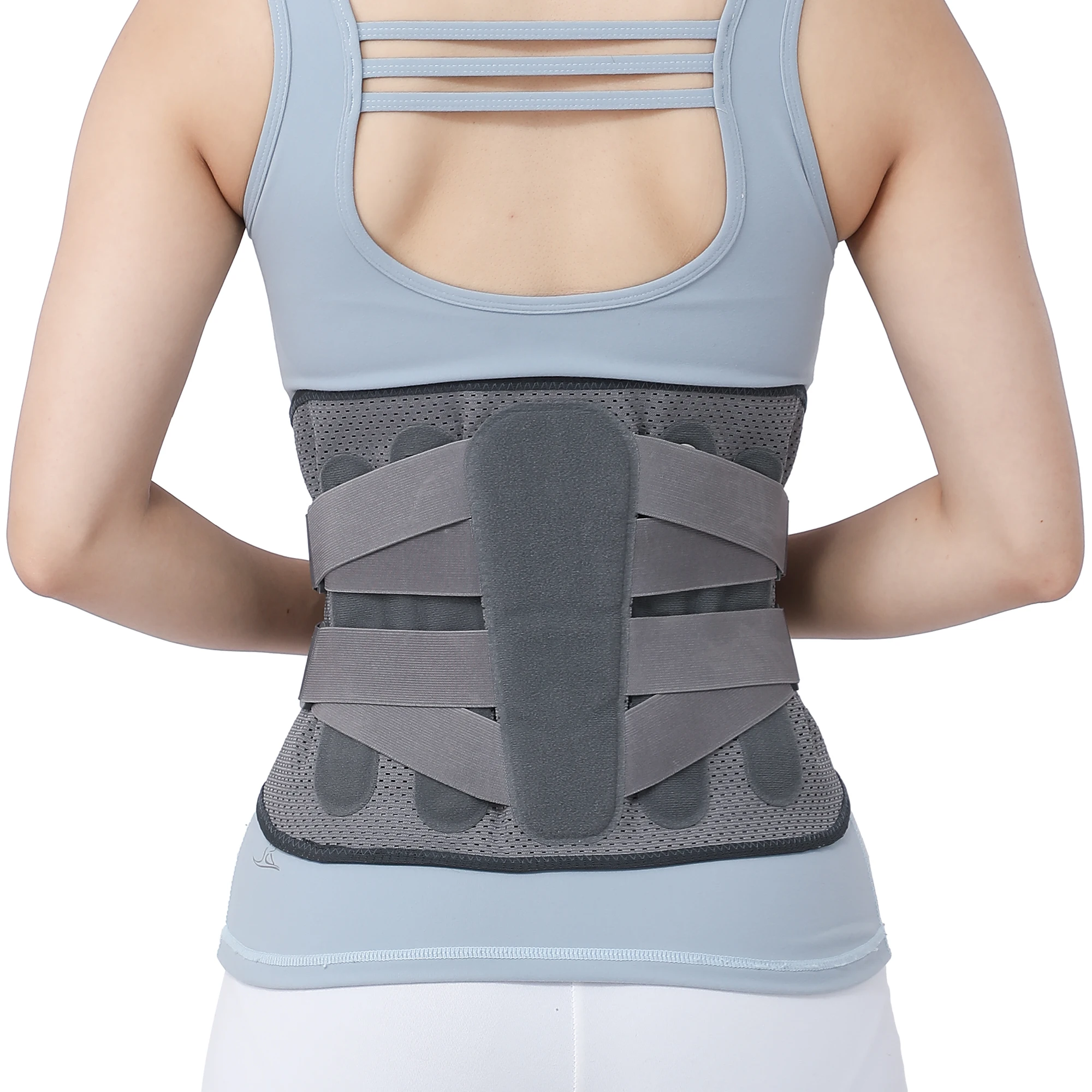 Comfortable Lower Back Brace Lumbar Fixation Belt Waist Support Waist Protection Sleeves for Adult