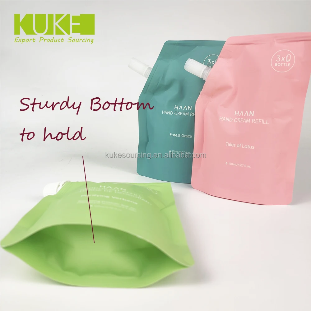 Tomato sauce packaging food grade plastic drink packaging bag spout pouch hot sale ketchup packaging