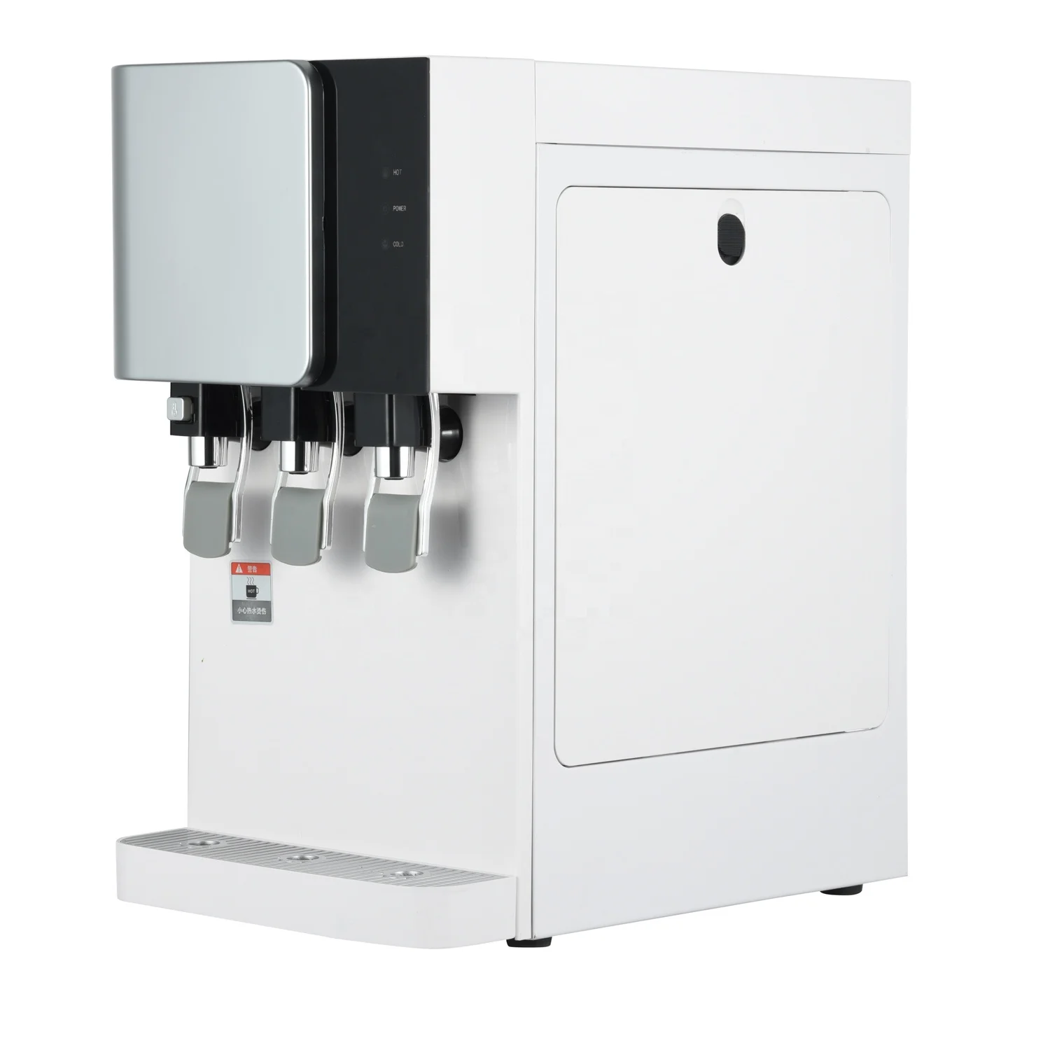 New Type Electric Household Water Dispenser with 3 Taps Instant Hot & Cold Desktop Water Filter for Hotels Plastic Housing