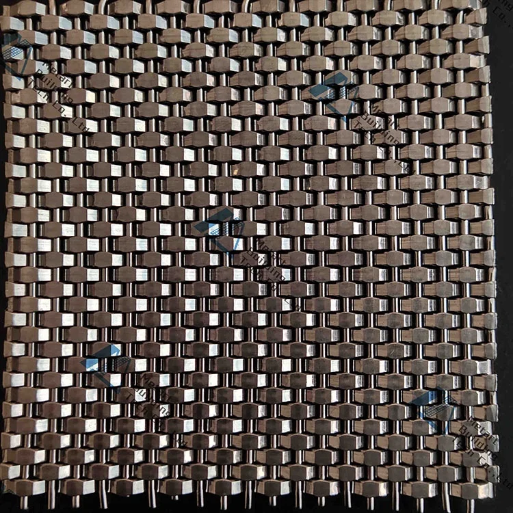 Stainless Steel Wire Mesh Decorative Wire Mesh Mill Finish Painted
