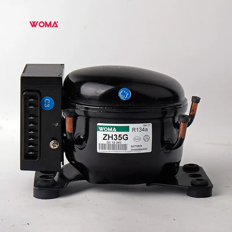 WOMA DC 12V-24V refrigerator compressor ZH35G R134A