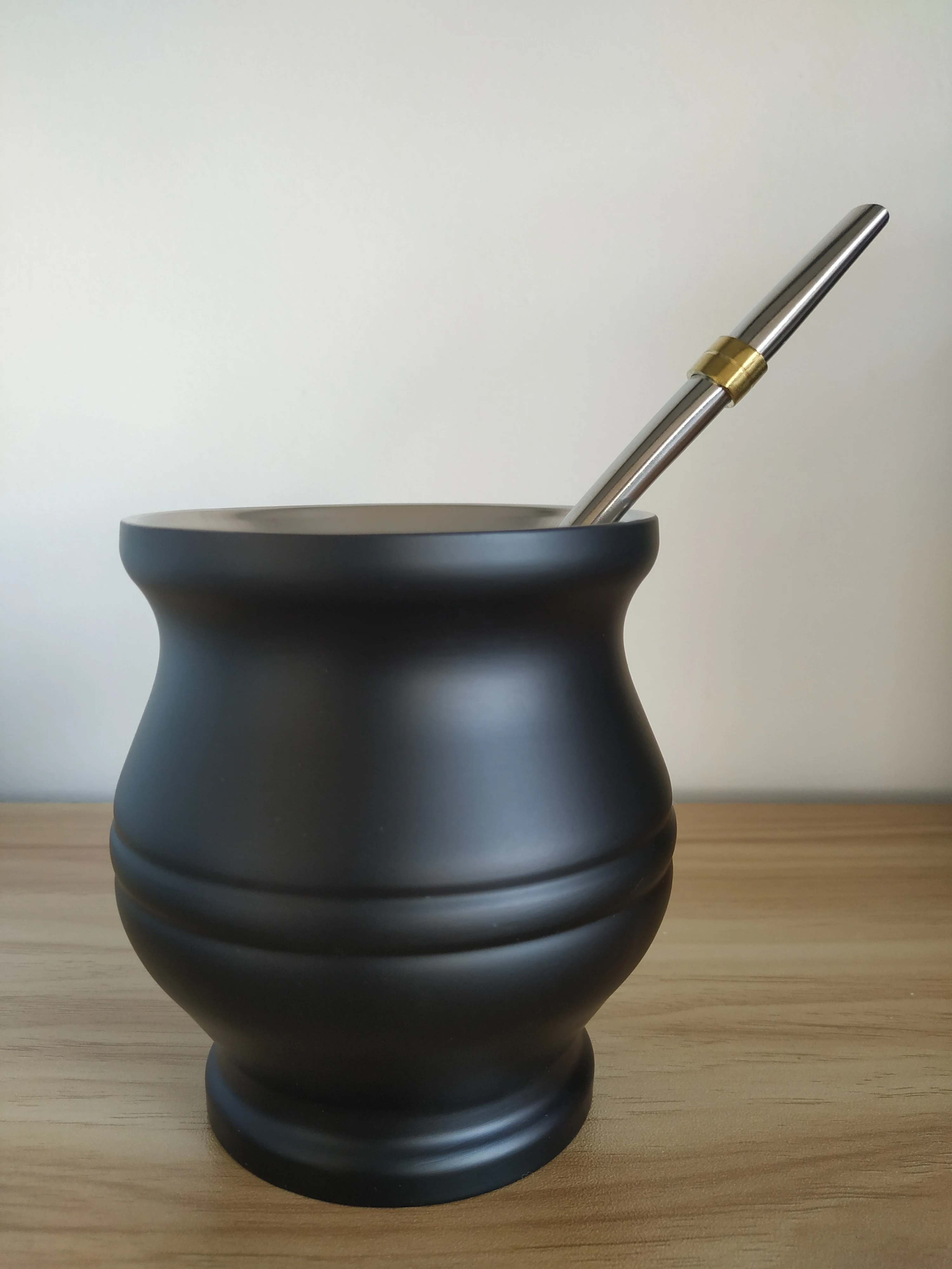 Горячая распродажа 180 мл двойная стенка из нержавеющей стали Yerba Mate Cup Gourd с Bombilla mate набор соломинок