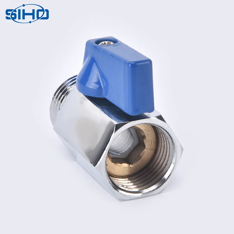 FM Mini Ball Valve Factory Direct Brass China Standard Yellow Brass Color Safety Manual Medium Temperature General Rubber OEM