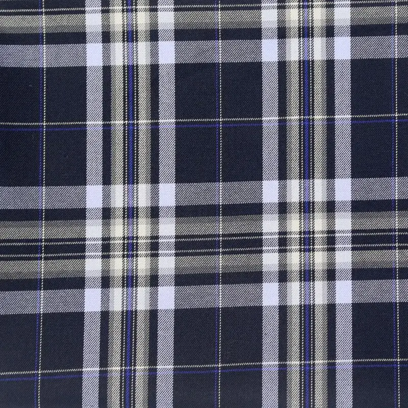 Woven wholesale bulk yarn dyed brushed tartan check plaid  100%cotton flannel fabric