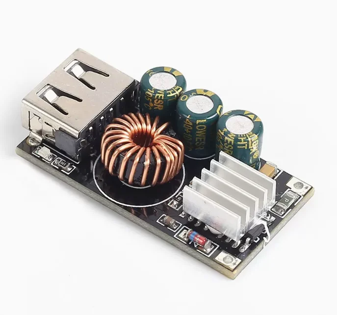 QC3.0 DIY Fast Charger DC 5-32V 24W Step-down Module for Emergency Charging of Mobile Phone