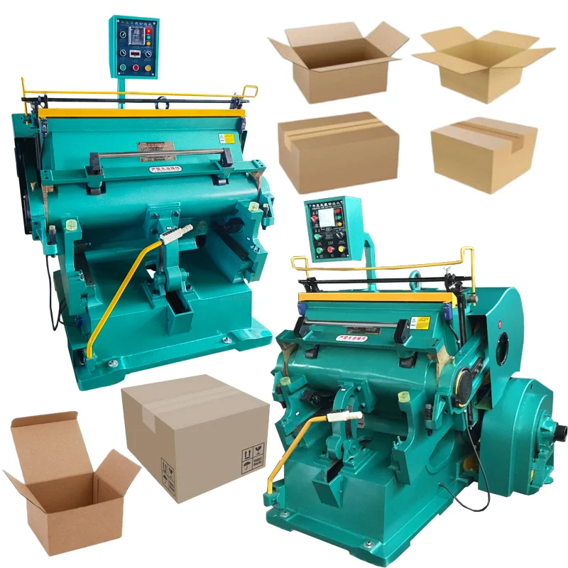 Automatic paper flat bed leather die cutting machine automatic die cutting paper creasing machine