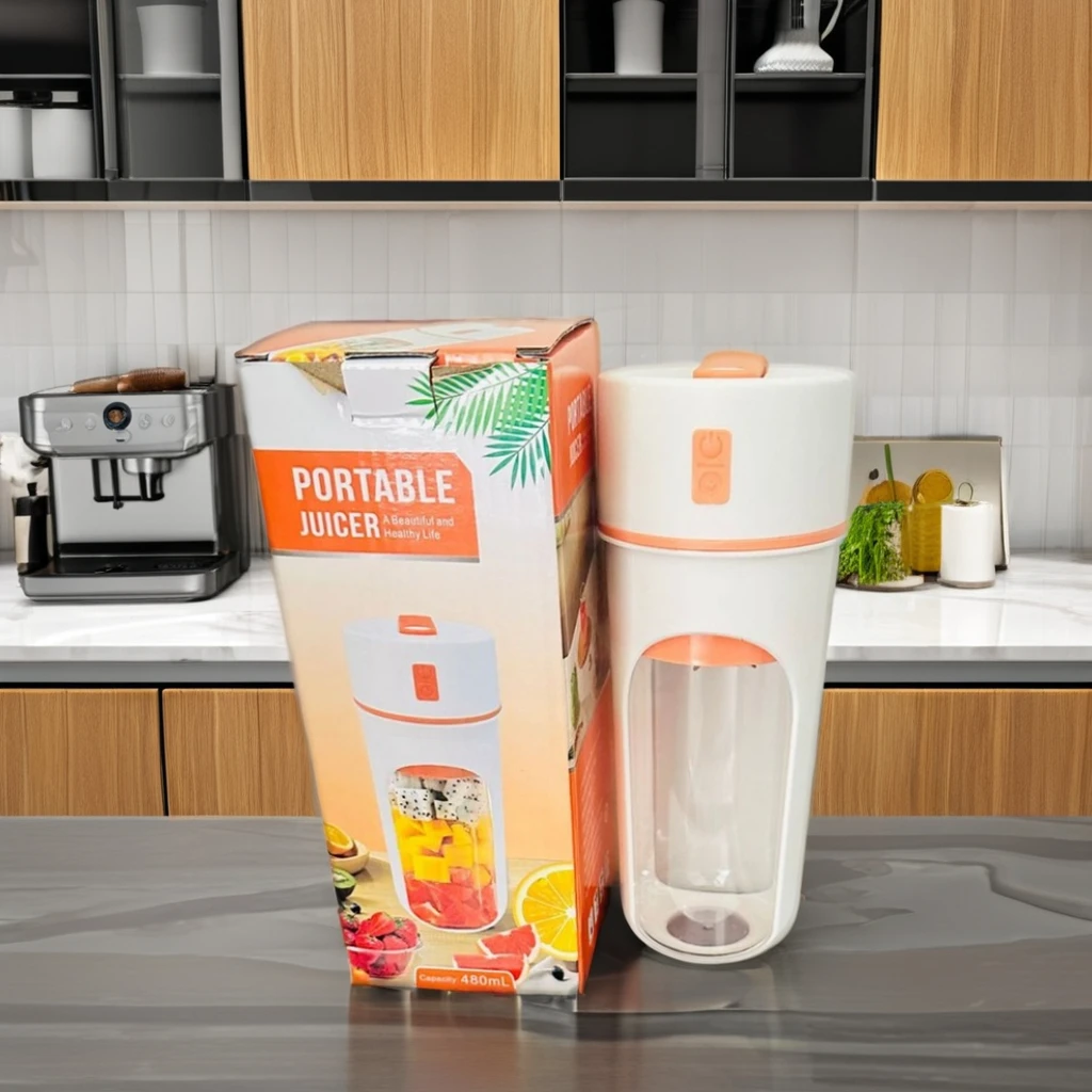 Good-Looking Portable Electric Juicer Cup Self-Cleaning Multifunctional Mini Mixer for Outdoor Fruit Use