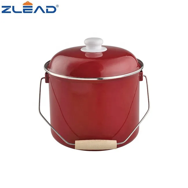 755DB Enamel Water Stock Pot Enamel Pails Enamel Bucket