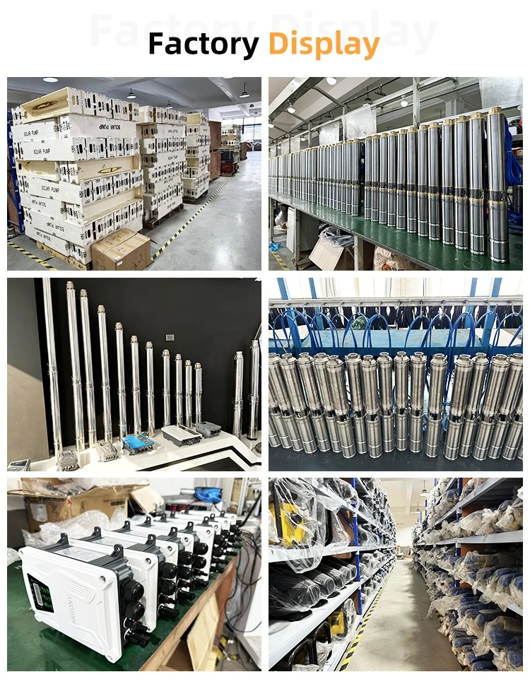 wholesaler factory price 2hp 4inch 6inch 12 volt submersible solar water pumps for agricultural irrigation