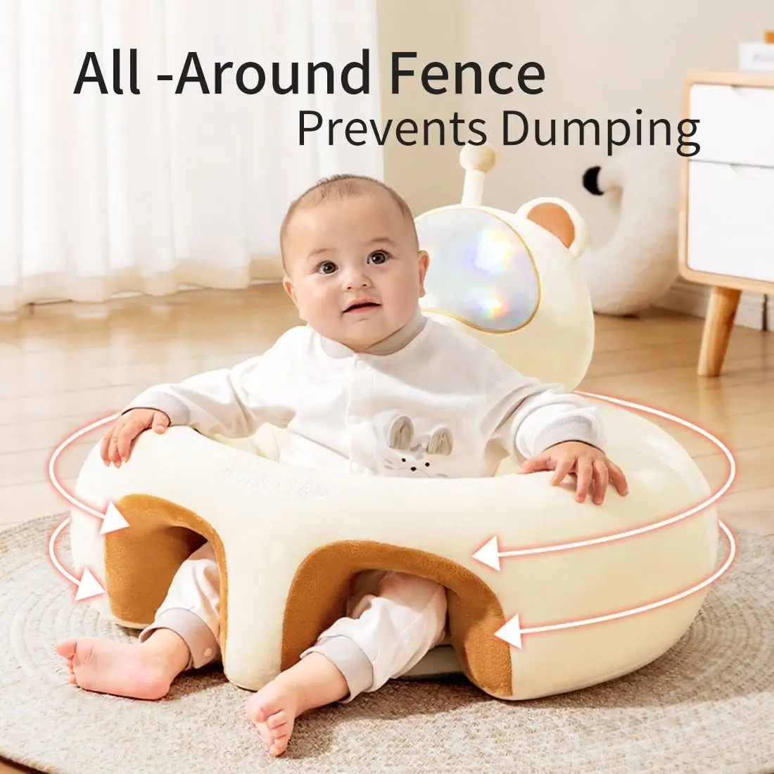 High Quality Newborn Couch Animal Chair Toy Stuffed Animal Shape Cartoon Chair Cute Support Lovely Seat Sofa Baby Products