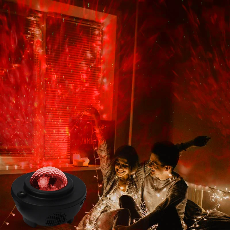 
LED dream rotating star sky Remote control USB Charge Night light Projection lamp 
