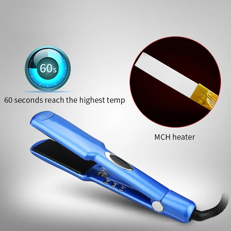 Planchas Para El Cabello Pro Nano Titanium Straighter Hair Irons Ceramic Straightener