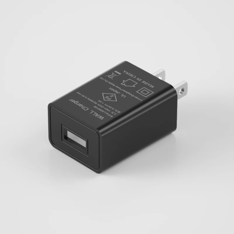 wall mount 5v1a 5v 1a 1000ma usb charger power adapter with JP plug & PSE certification for smart cellphones LX050100