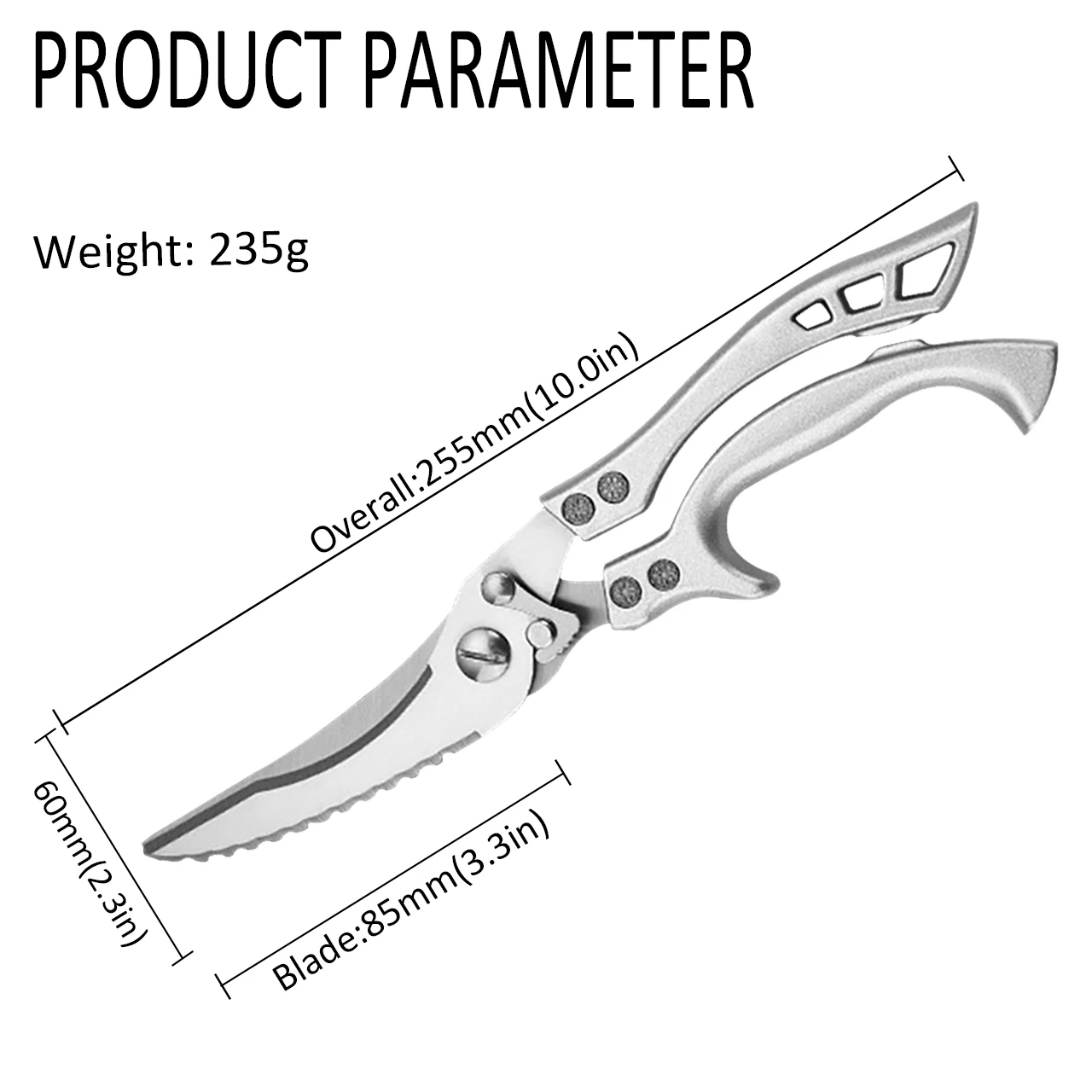 Damascus Stainless Steel Cleaver Knife Meat Fruit Boning Fishing Hunting Camping Kitchen Chef Knife Chicken Bone Scissors