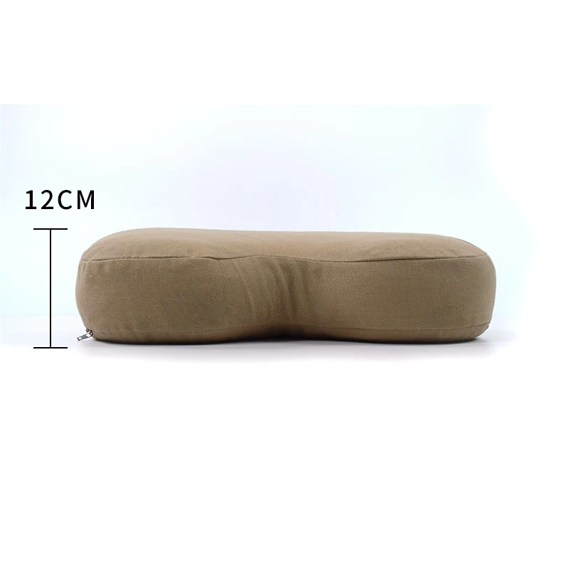Factory Customized Cotton Fabric Zafu Buckwheat Husk Meditation Pillow