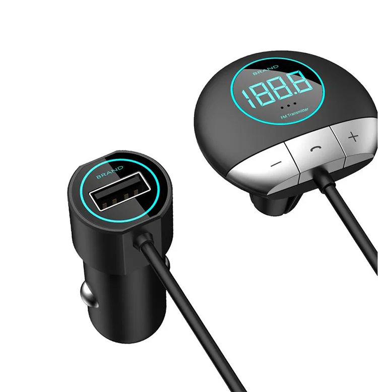 
Bestseller 2019 3-in-1 Function Wireless Bluetooth FM Transmitter Car Charger AI Translator 