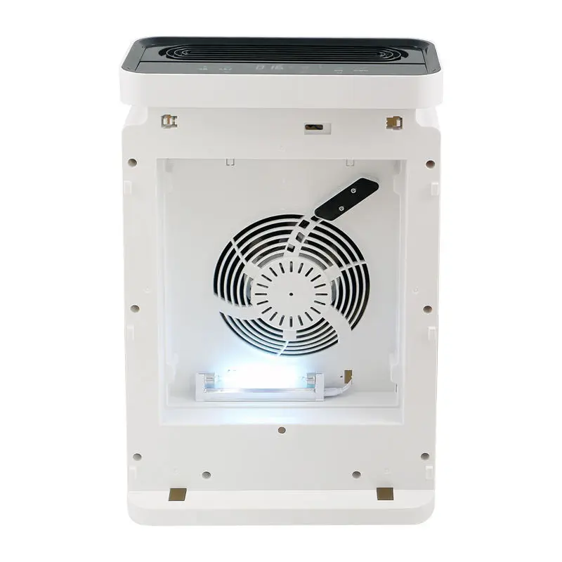 OEM Wholesale Medical grade H13 Hepa air purifier with PM2.5 air quality value display LED light UVC air cleaner