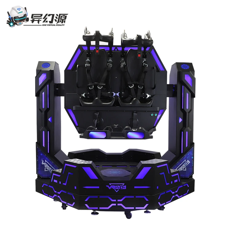 VR Attractions 9D Double Chair Virtual Reality VR arcade machine Flying Simulator 360 VR Simulator