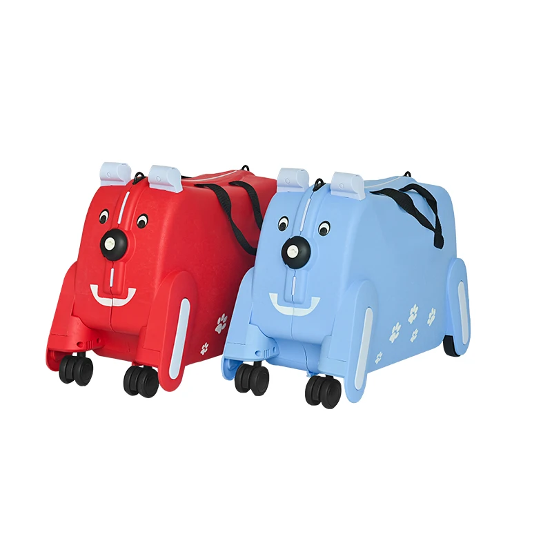 Kids  trolly bags travel trolley,rolling suitcase for kids,cartoon cute animal toy with wheels