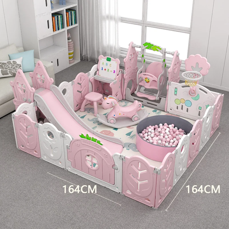 High quality foldable folding plastic baby playpen
