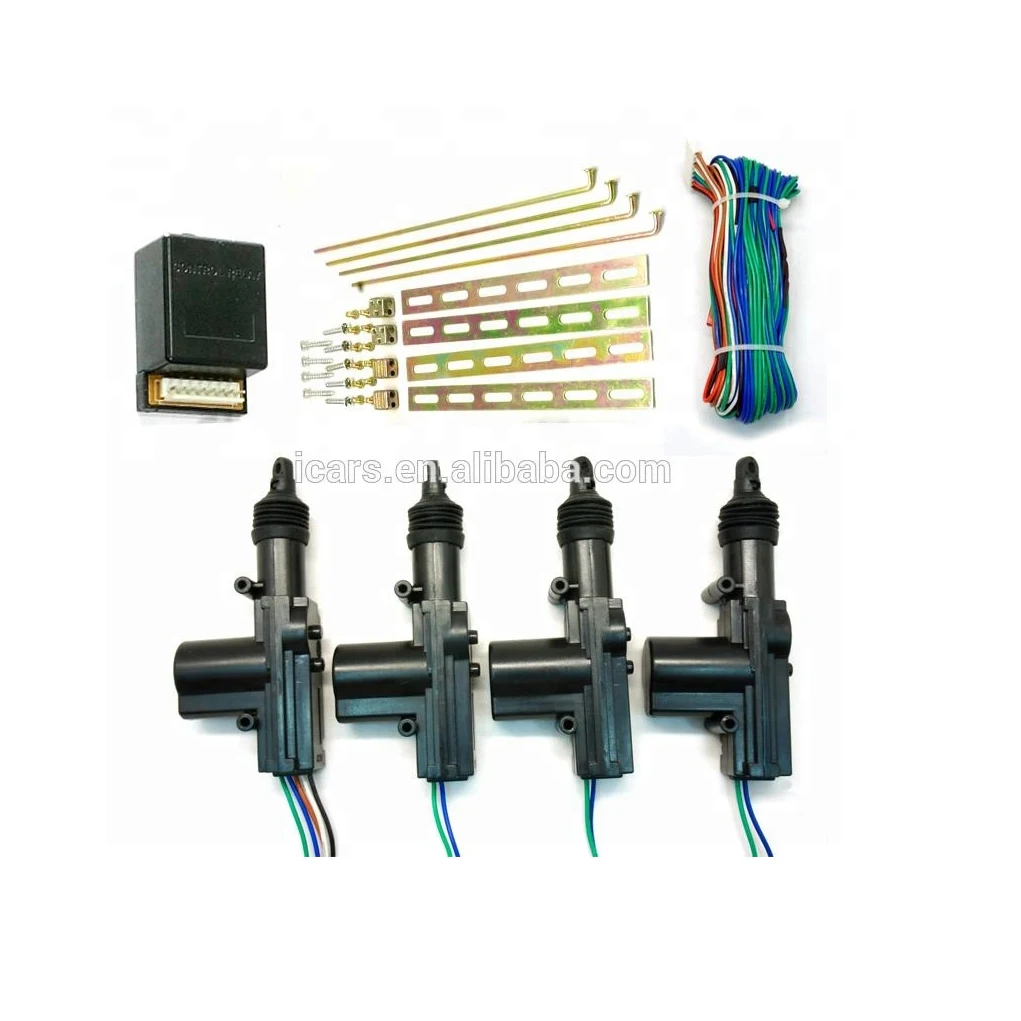 Лидер продаж, система блокировки центральной двери автомобиля с пультами управления, привод блокировки двери с проводом 2/5