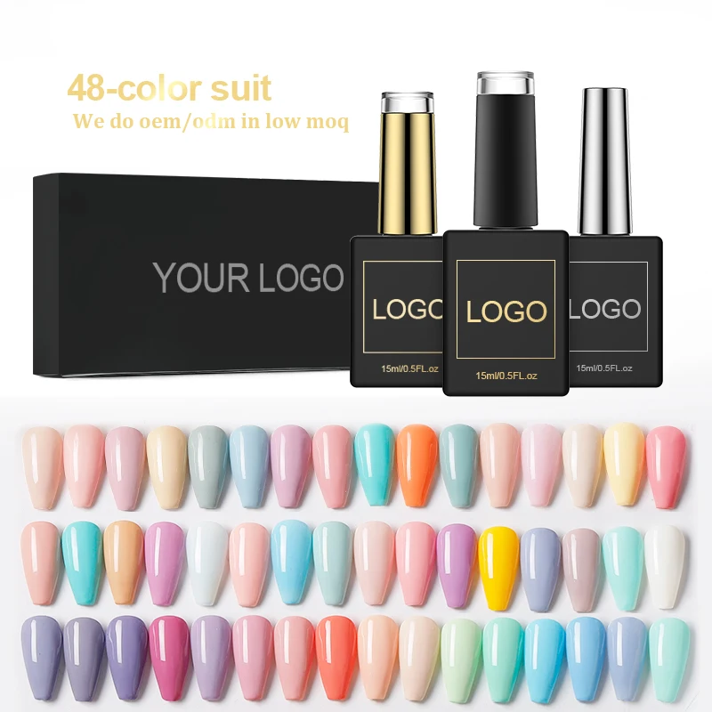 OEM Pink Neutral Vanish Private Label Macron Pastel Gel Polish Low MOQ Gel For Nails Nail Art Velvet Nail Gel