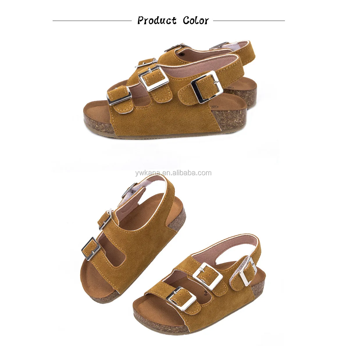
2020 Newest Kids Summer Open Toe Sandals Wholesale High Quality Kids Beach Girls Cork Sandal 