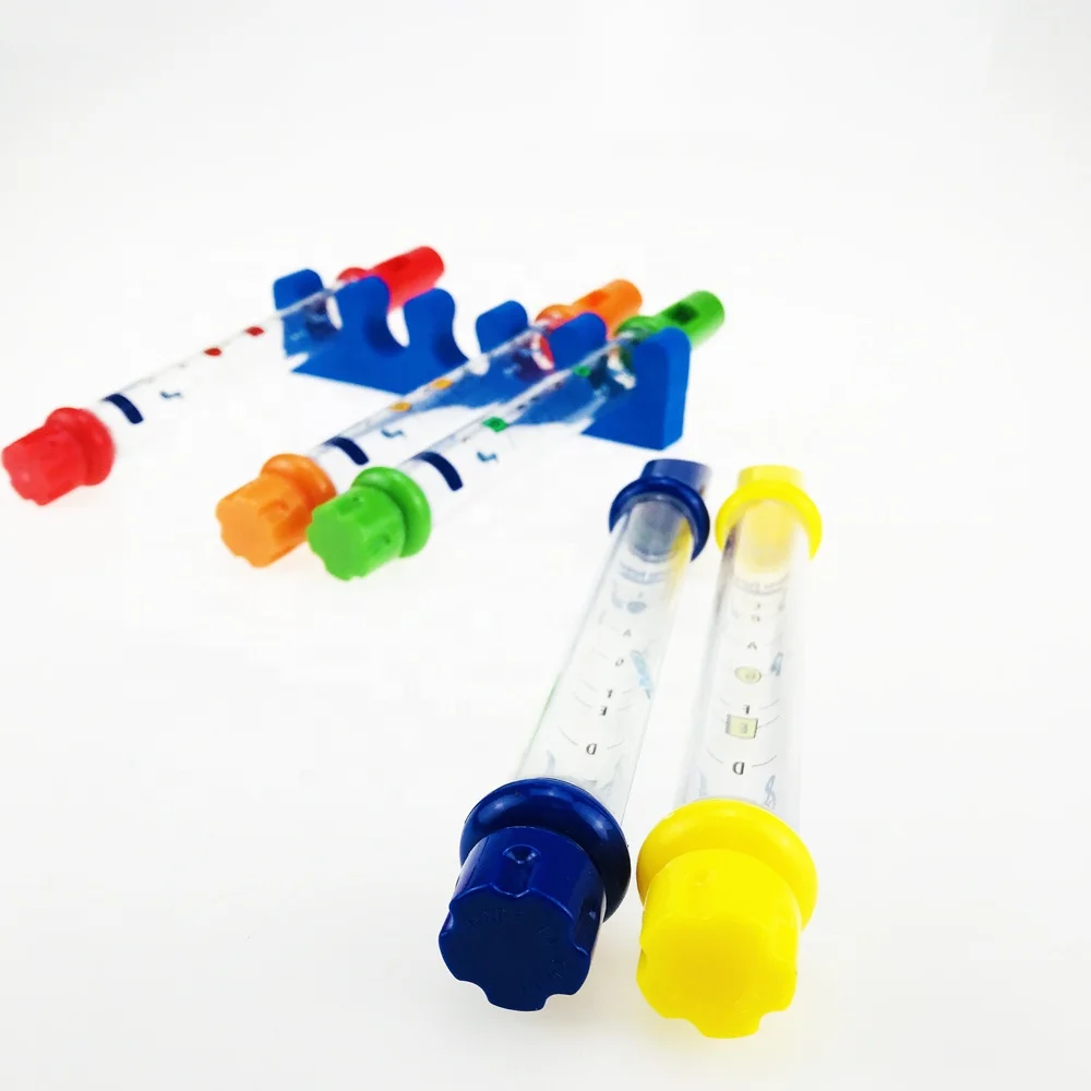 5Pcs/1 Water Flute Toy Kids Children Colorful Water Flutes Bath Tub Tunes Toys Fun Music Sounds Baby Shower Bath Toy