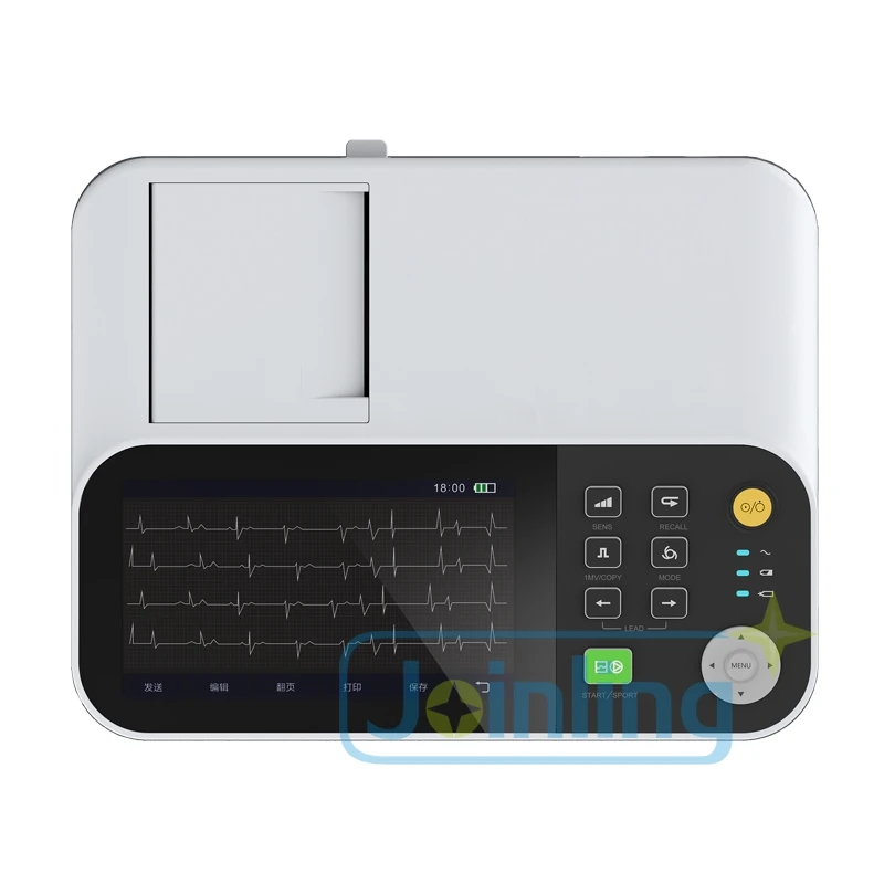 Digital Three Channel Electrocardiograph ECG Machine Electric Medical Devices Acrylic CE Holter Price Wearable Devices 3 Years