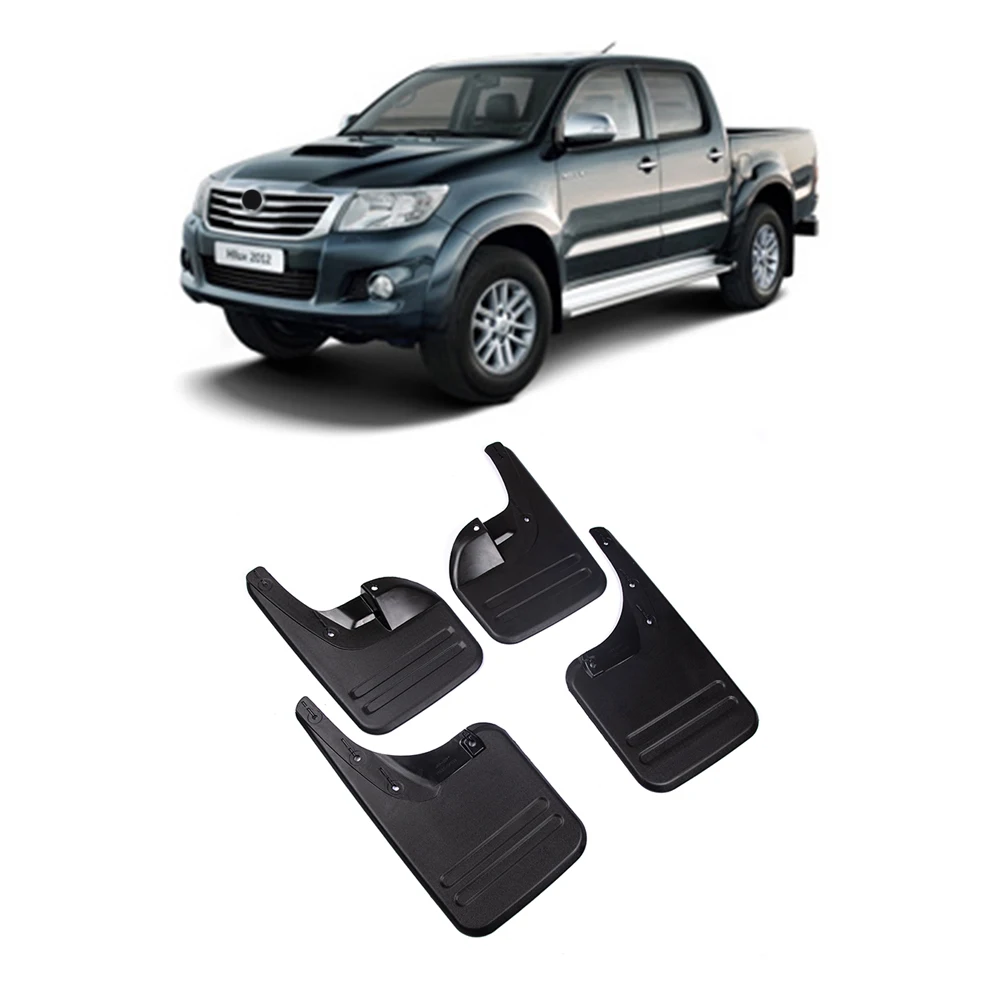 Автомобильные Брызговики fender для автомобиля Toyota Hilux VIGO 2014-2022 мягкий резиновый материал неразрушающего