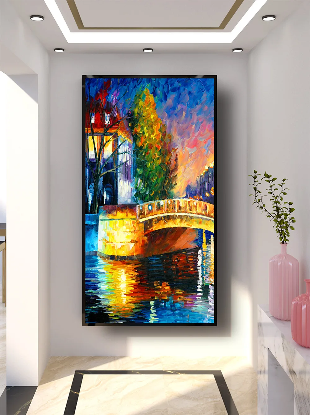 Abstract Canvas Wall Art  Oil Painting Home Decoration Vintage Print Posters Modern Living Room Decor Pictures Or 3D print