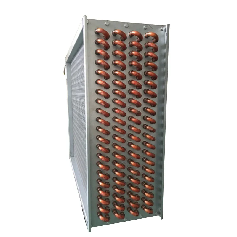 Customizable copper tube aluminum fin fan coil condenser for water cooler