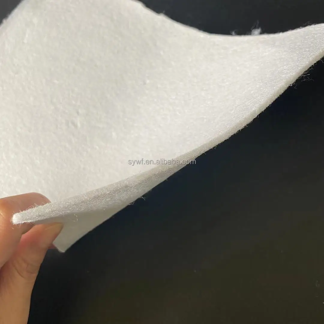 
China manufacturer needle punch nonwoven fabric roll flame retardent polyester nonwoven 