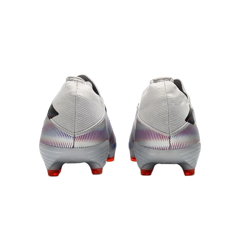 Shoes Men Color White Cheap Sport Shoes Football Boots for Men High Ankle Spikes Soccer Cleats