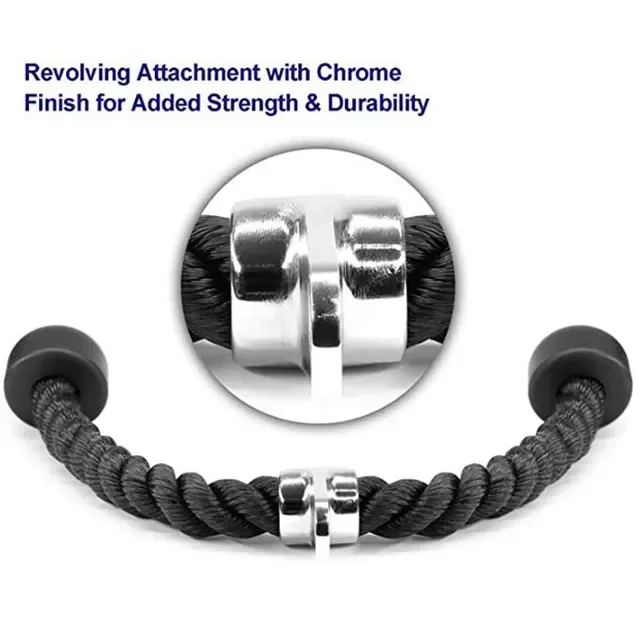 High Quality Triceps Rope Gym Handle Bar Lat Pull Down Up Bar for Multi Fitness Equipment Parts Accessories