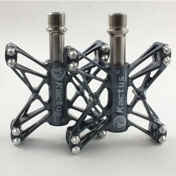Педали с титановой осью kктус TECH 210/пара, противоскользящие ультралегкие велосипедные педали с ЧПУ для горного велосипеда, велосипедные педали с 3 уплотненными подшипниками 1