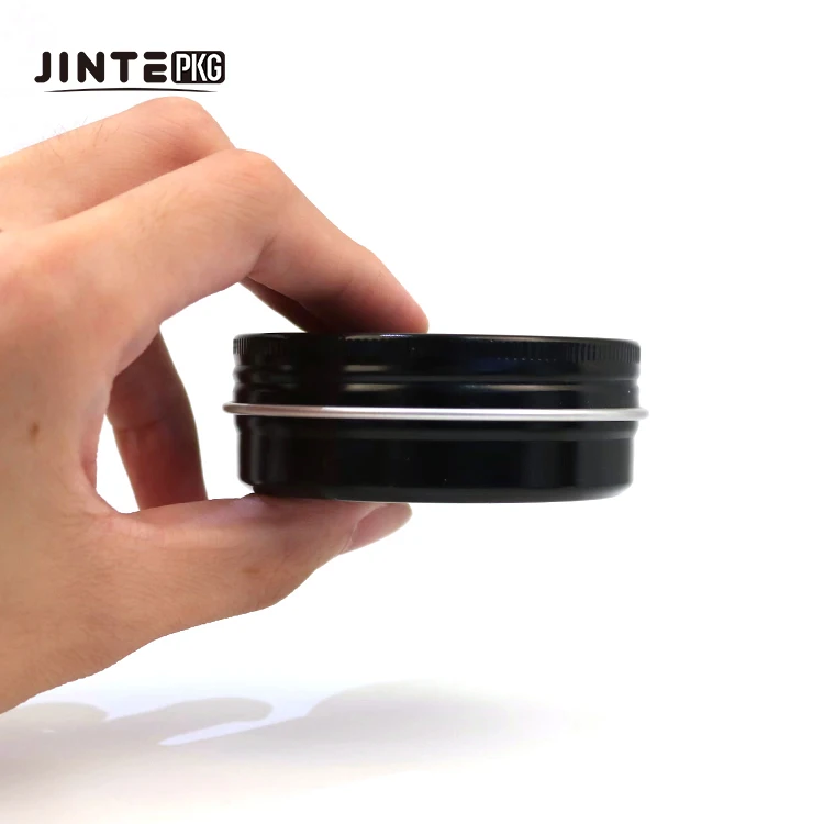 Cosmetic Food Grade 100ml Aluminum Tin Tea Containers  Custom Aluminum Cans Gold Aluminum Jar For Hand Hair Cream