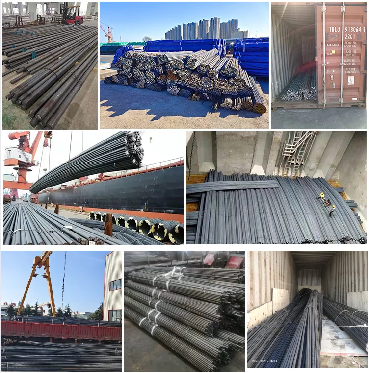 Factory Directly Sales HRB400 500 ASTM A615 Y8 Y10 Y12 3/8 inch Rebar Steel