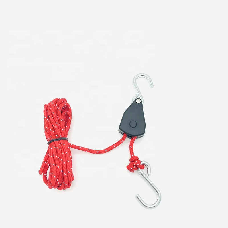 Hot Selling Hydroponics Easy Roller/Grow Yo Yo/ Light Hanger Rope Ratchet Hydroponics 1/8 Inch Rope Ratchets Rope Plant Hangers