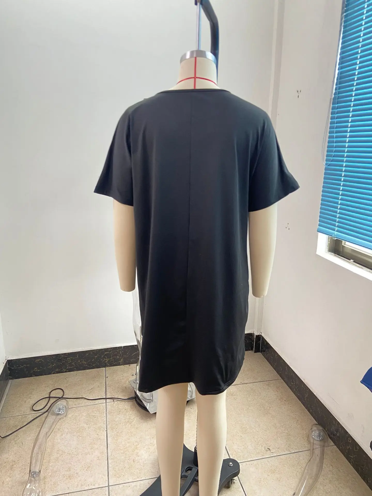 Оптовая продажа XL-5XL плюс размер женская одежда однотонные Свободные повседневные платья; Платье с оборками; длинным рукавом платье миди для