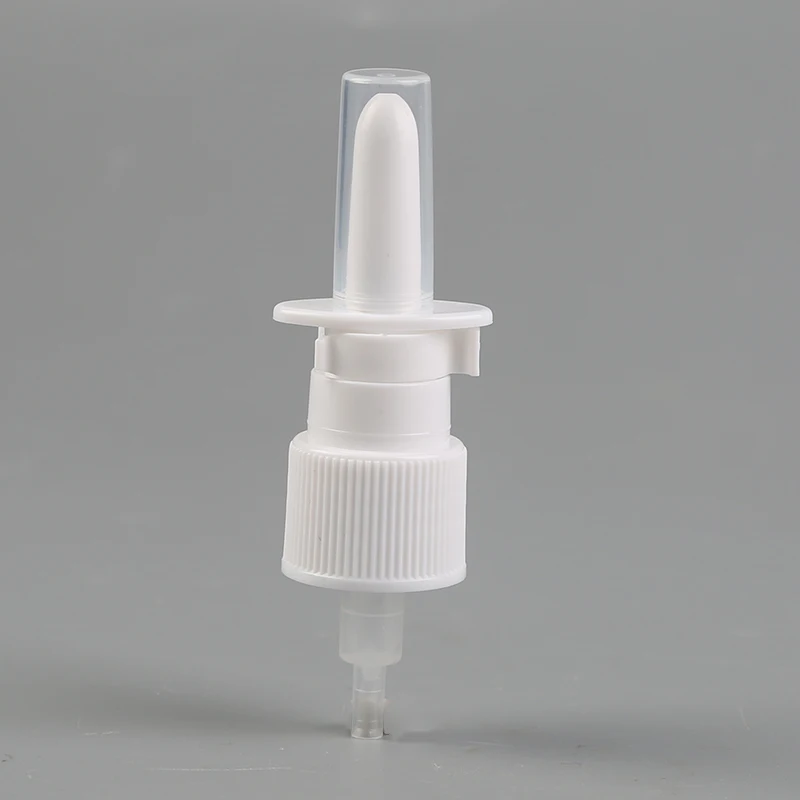 White Color Atomizer Nasal Sprayer with Clip 18mm 20mm 24mm 28mm Nasal Pump Sprayer