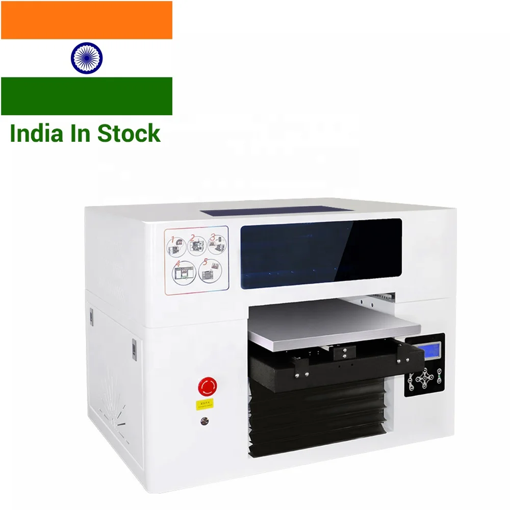 DDP Shipping Refinecolor A3 UV Printer In India Direct To Substrate UV Flatbed Printer For Wood, Phone Case, Cards, Acrylic