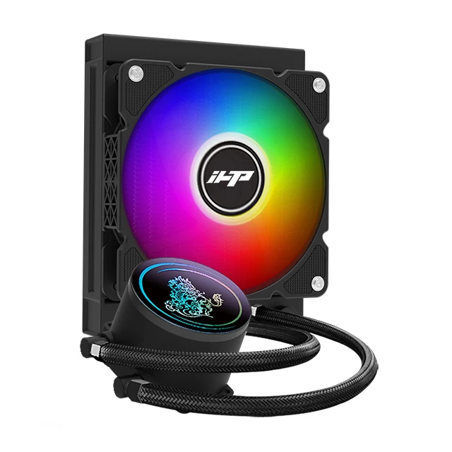 Система охлаждения жидкости 120 мм высокоэффективный радиатор ЦП кулер для ПК Многоплатформенный радиатор ЦП 115X 1200 1700 AM4 ARGB вентилятор