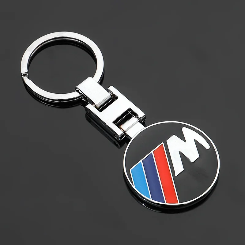 Promotional High Quality Zinc Alloy Metal Key Ring M Keychain For BMW