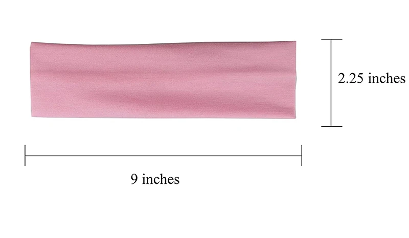 Stretch Headbands Non-Slip Head Wraps Great for Sports Yoga Pilates Running Gym Workouts Baseball Casual Wear