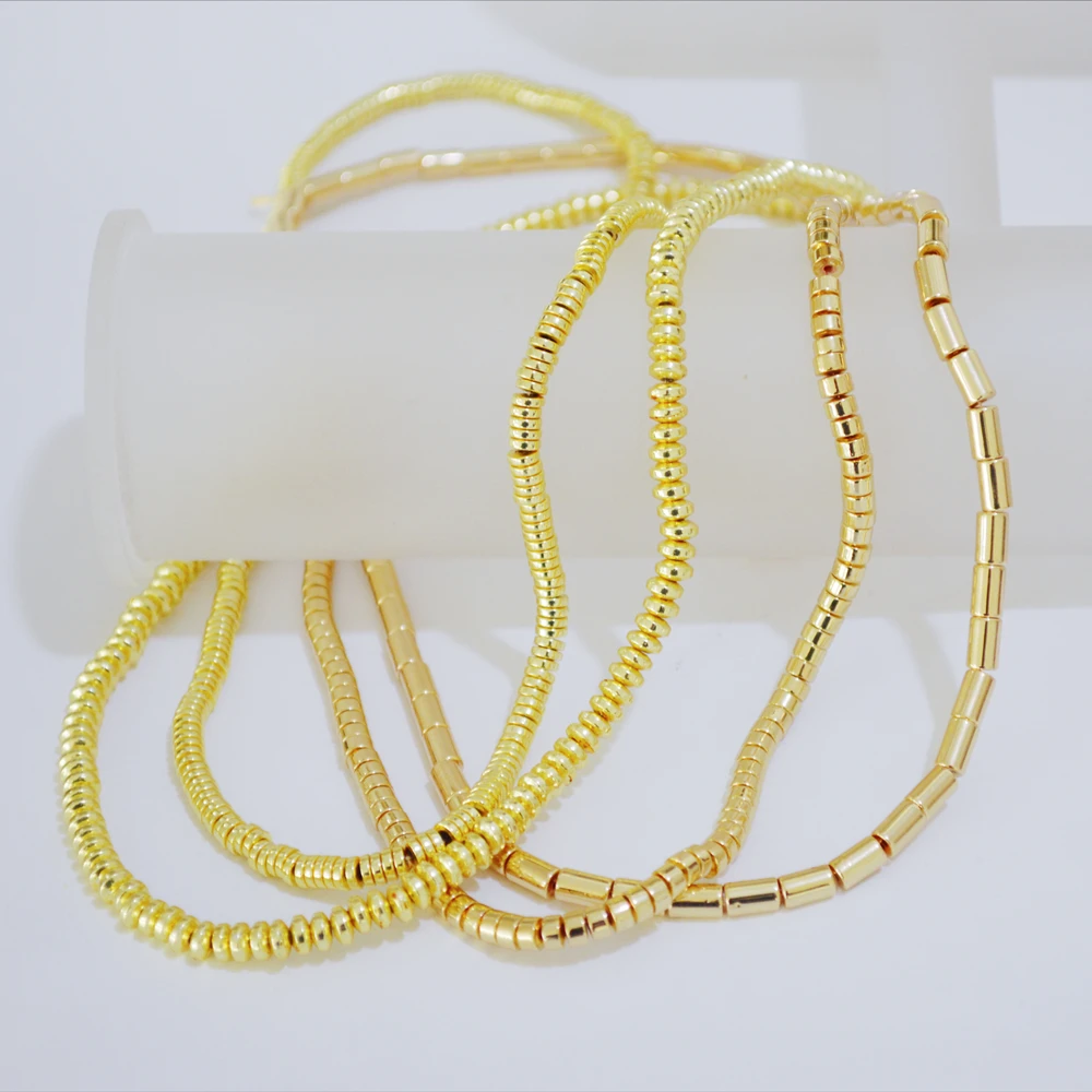 Wholesale high quality Hematite disc Jewelry Beads,necklace &   bracelet beaded DIY manufacture used Loose Stone Spacer Gemstone