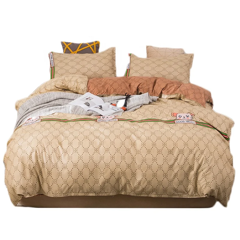 Chinese Factory Shrink-resistant Luxury Kids Bedding Lovely Cute Mouse Bedding Set Duvet Cover