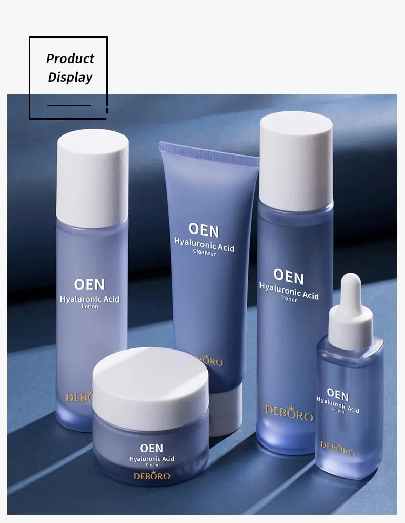 Private Label Natural Organic Facial Serum Skin Care Series Anti Aging Anti Acne Brighten For Skin Care Set