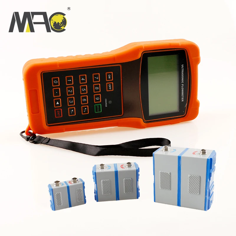 Macsensor portable single liquid flowmeter rinsing ultrasonic portable river